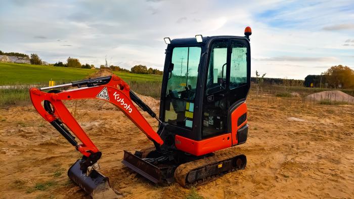 Ogłoszenia kupię sprzedam Kubota KX016-4, minikoparka, 2019 r, 1902 mtg,