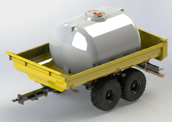 Ogłoszenia kupię sprzedam ZBIORNIK WODY PITNEJ  5000 L na przyczepie dostępna od ręki przyczepa RCM PK1