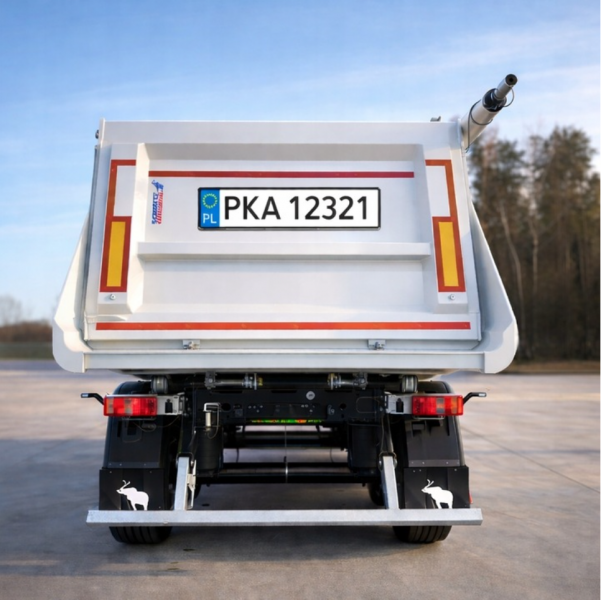 Ogłoszenia kupię sprzedam NAKLEJKA TABLICA REJESTRACYJNA Z NUMEREM 50x11,5CM NA WYWROTKE/TIRA ITP